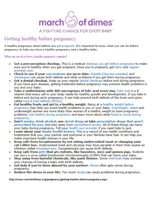 March of Dimes